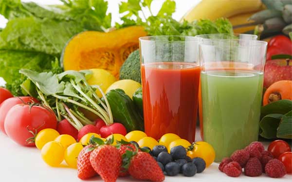 ягоды, овощи, соки